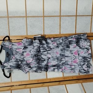 Dress gray pink juniors